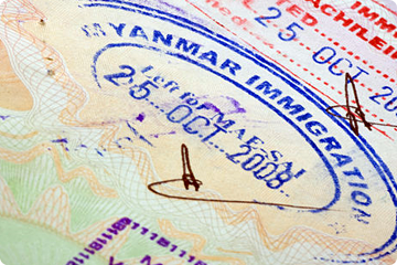 Voor Myanmar heb je een visum nodig