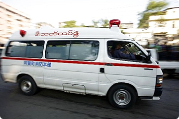Ambulance in Myanmar